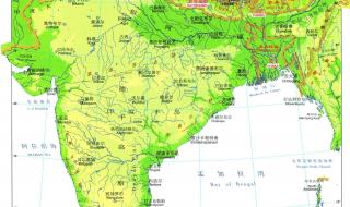 亚洲地理位置,地形特征和气候类型 亚洲地形图