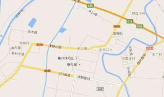 天津市西青区地图